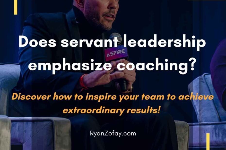 Explore how does servant leadership emphasize coaching​ and whether it can elevate your leadership style to lead to extraordinary results