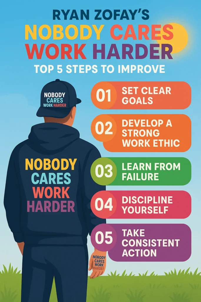 Nobody Cares Work Harder: Top 5 Steps to Improve Your Life.