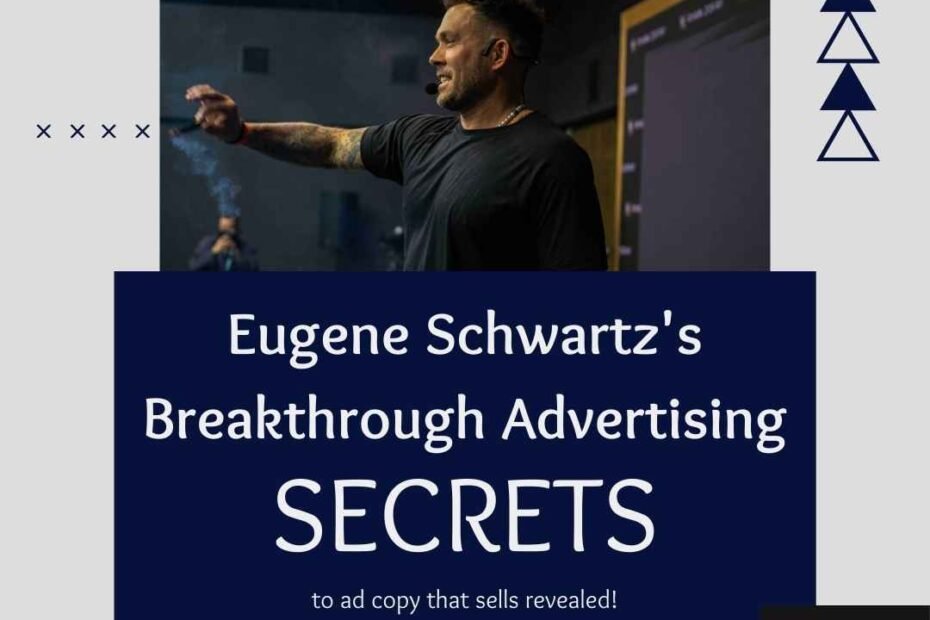 Breakthrough advertising Eugene Schwartz's human desire drive ad copy secrets revealed! Join Ryan and Guy to unlock breakthrough advertising mastery​ through pursuasive marketing.