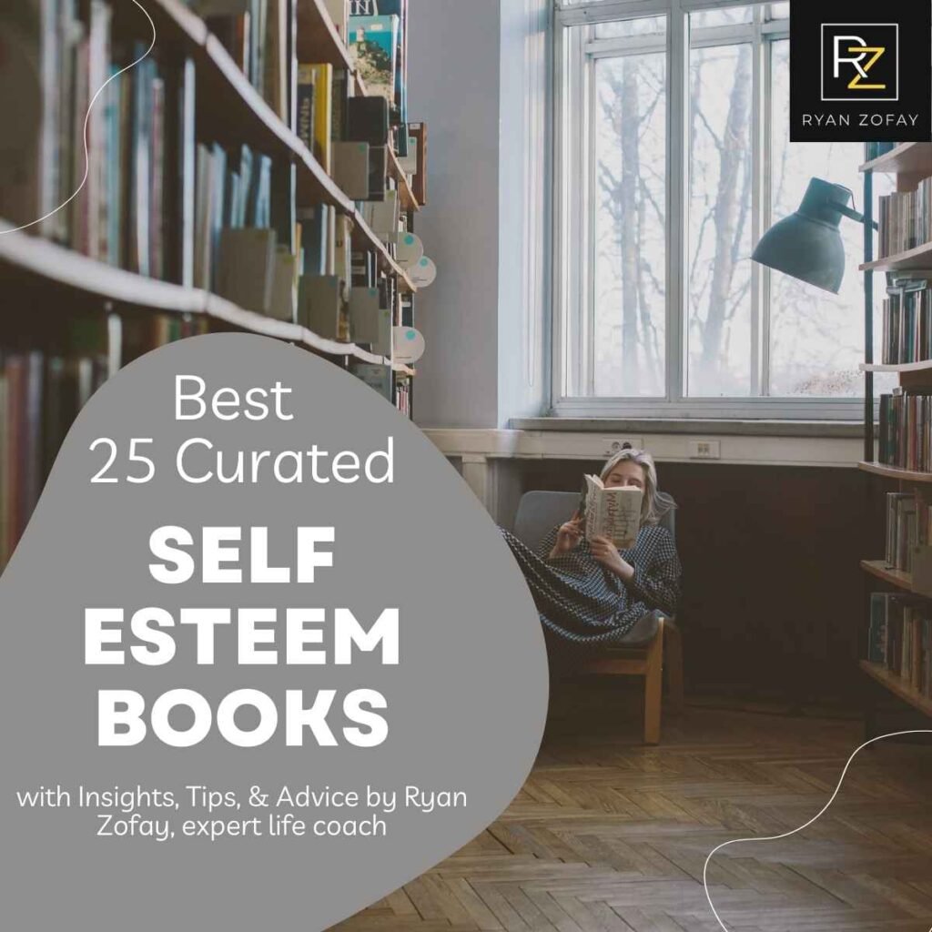 Check out my list of the 25 best self esteem books for confidence. These are great companions to the best books on personal growth and development​. As you uncover your favorite personal development books​ take action to transform your habits as a self improver.