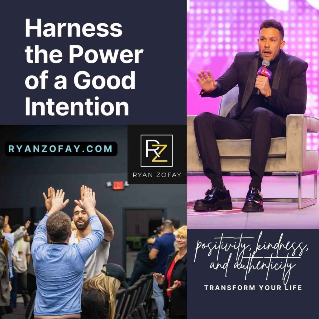 Discover how to harness the Power of a Good Intention to propel your success. Unlock your potential through good Intentions and the actions to realize them.
