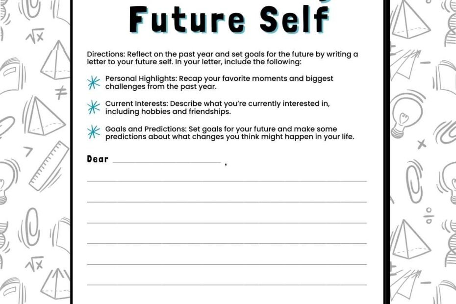 Letter to My Future Self Template