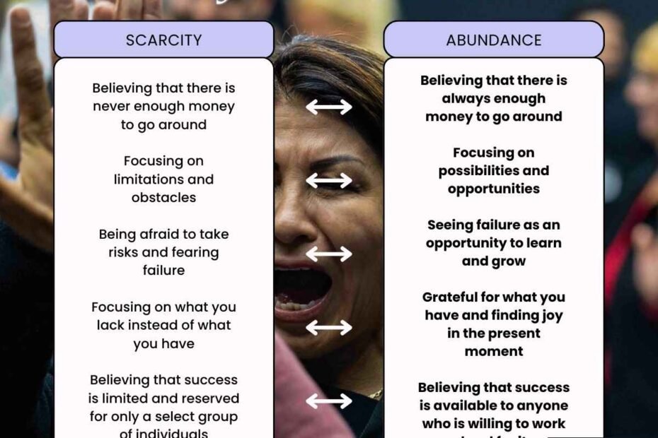 Top 10 Ways to Craft an Abundance Mindset Scarcity vs Abundance Mindset