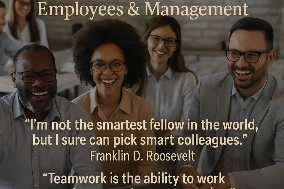 Enjoy these 111+ Best Ever Positive, Encouraging & Funny Inspirational Quotes for Work Teams, Employees & Management by Ryan Zofay, executive coach.