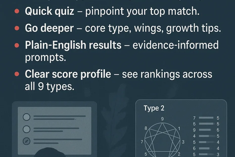 Best Free Enneagram Test Online Personality Types Results with Advice