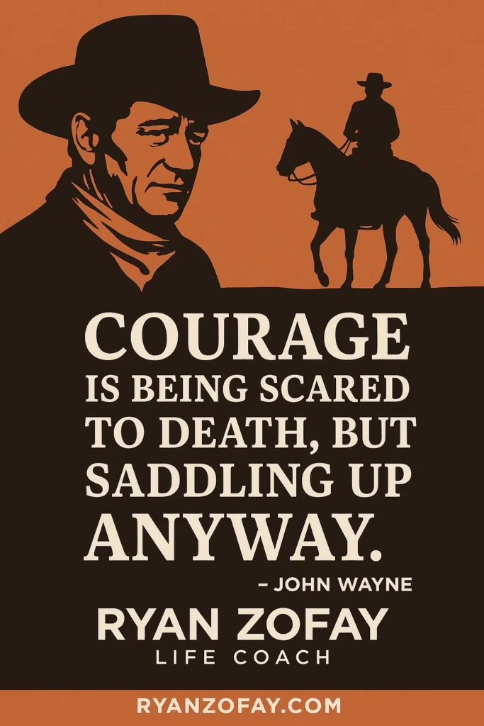 Uncover who said courage is not the absence of fear​. Did you know, famous figures like John Wayne are credits with the courage is not the absence of fear​ quotes.