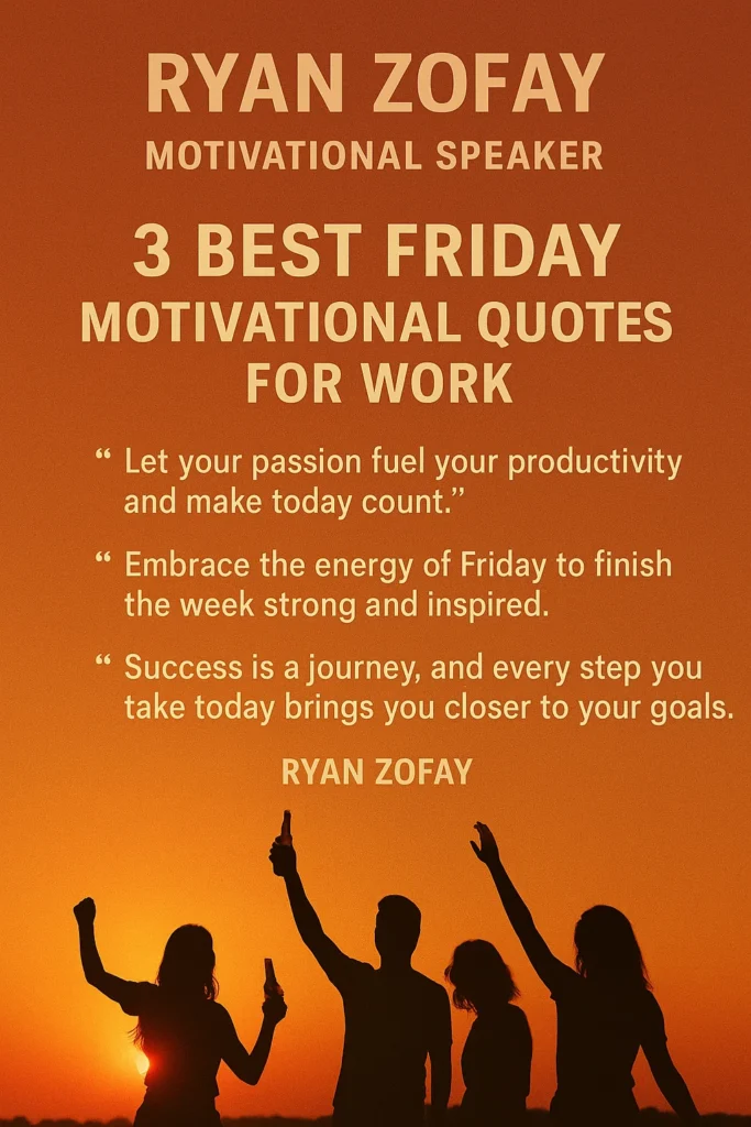 Friday motivational quotes for work to kick off your weekend while working hard.