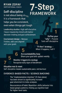 7 Step Self-Discipline Framework for High-Performers